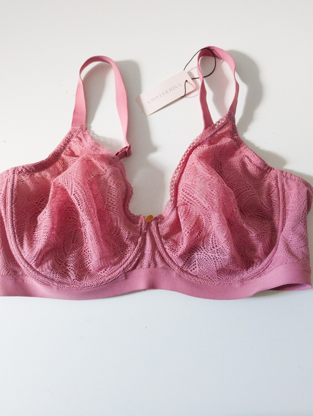 Understance Zoe Smooth Coverage Lace Bra Size 36DDD New
